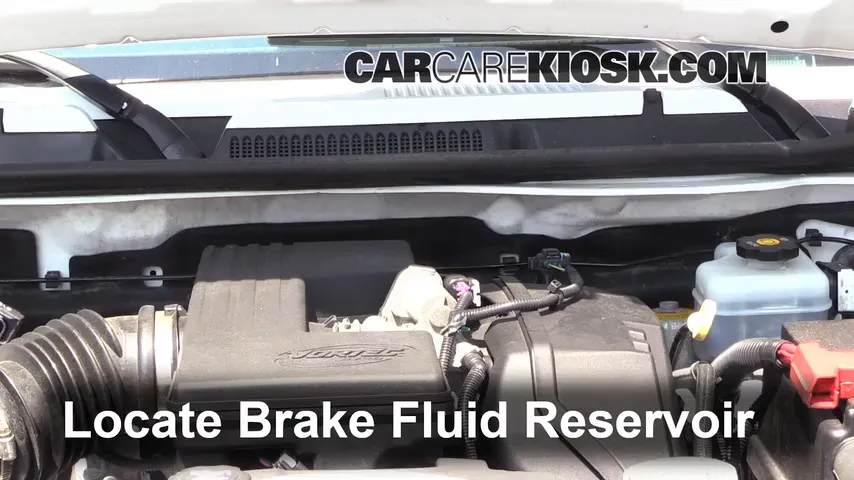 2009 Hummer H3 3.7L 5 Cyl. Brake Fluid Add Fluid
